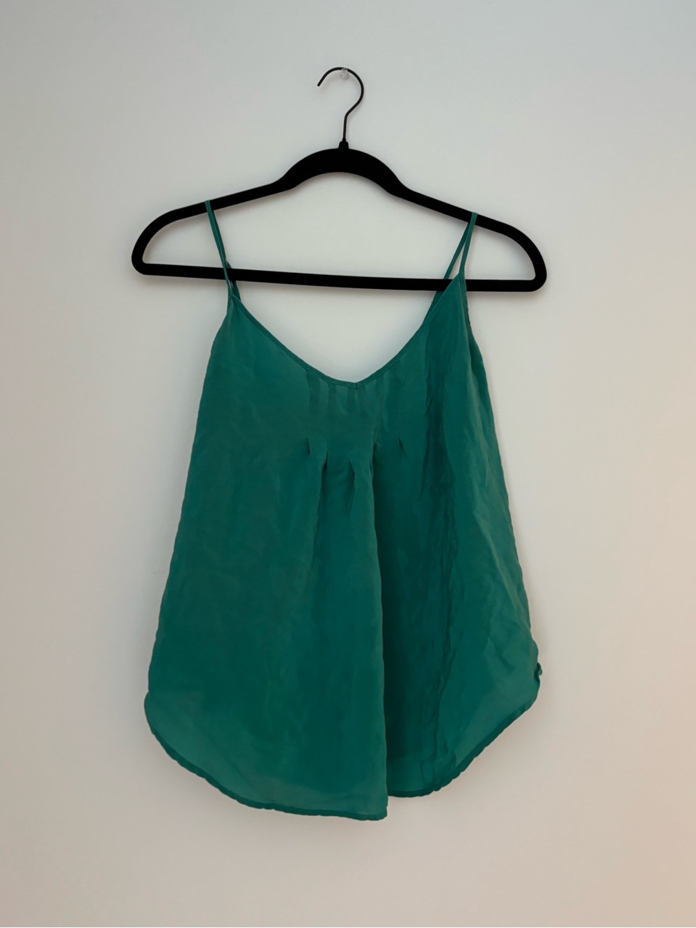 silence + noise Teal Flowy Spaghetti Strap Tank Top